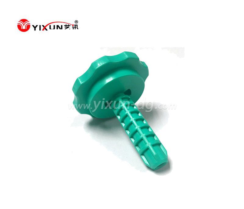 Plastic injection mould for plastic screw