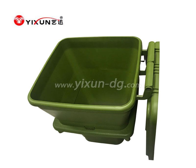 Custom plastic injection mould for green plastic dustbin