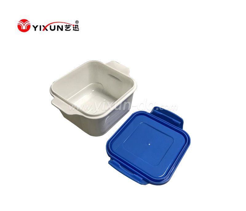 Plastic sealed plastic crisper box for injection molding and mould